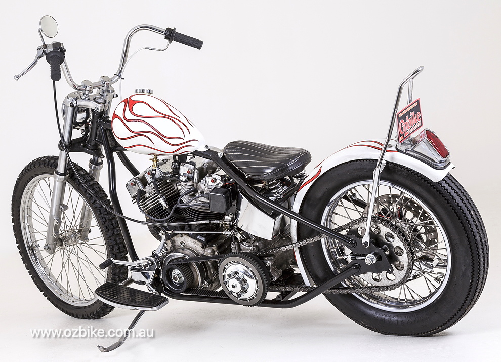 Ozbike Digital Magazine: White Trash Harley Shovelhead Ozbike 5