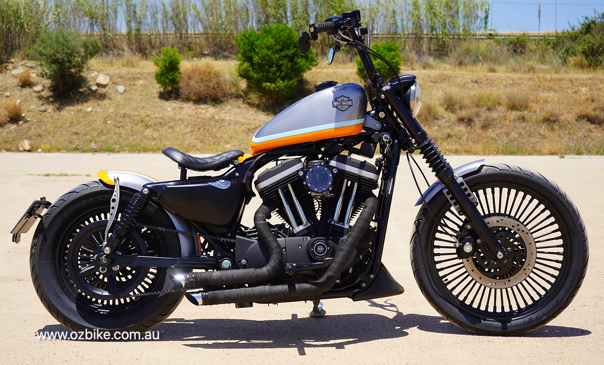 Ozbike Digital Magazine: Gulf Harley Sportster Bobber Ozbike_01