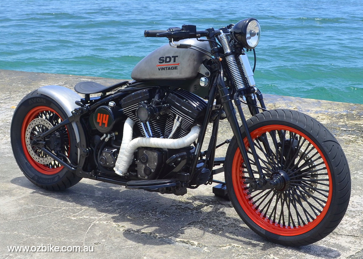 Ozbike Digital Magazine: Harley Classic Springer Bobber 2 Ozbike