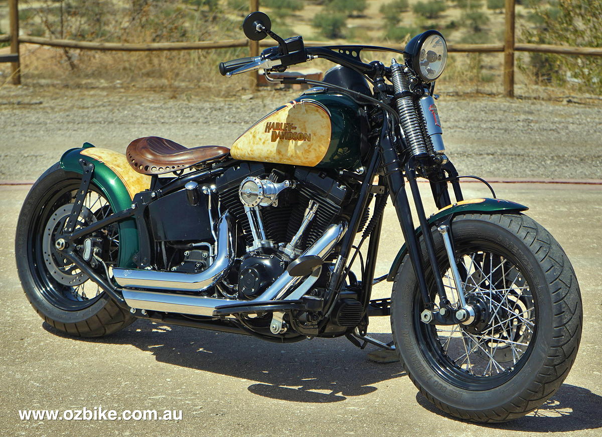 harley cross bones bobber